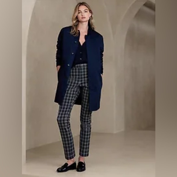 Banana Republic Factory Pants - Banana Republic Factory - Sloan Slim 14 Blue Plaid pant